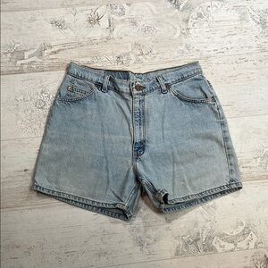 Vintage 90s Levi’s Light Wash 950 Relaxed Fit Jean Shorts Junior Size 13